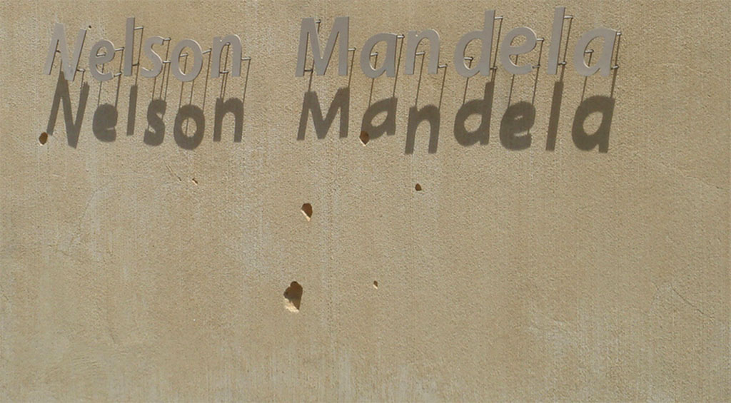 Inscription Nelson Mandela